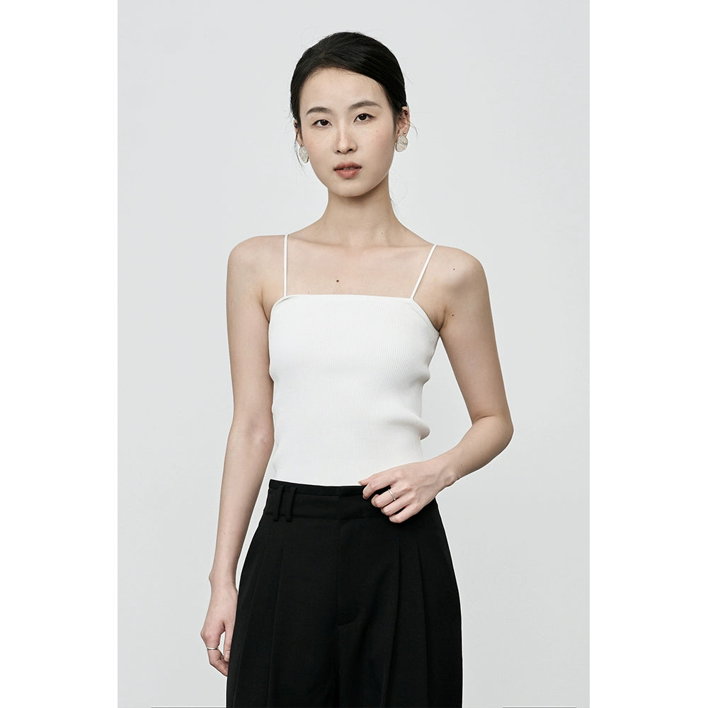 CAREMIND gilet à bretelles quatre couleurs pour femme, haut sans manches fin et anti-lumière