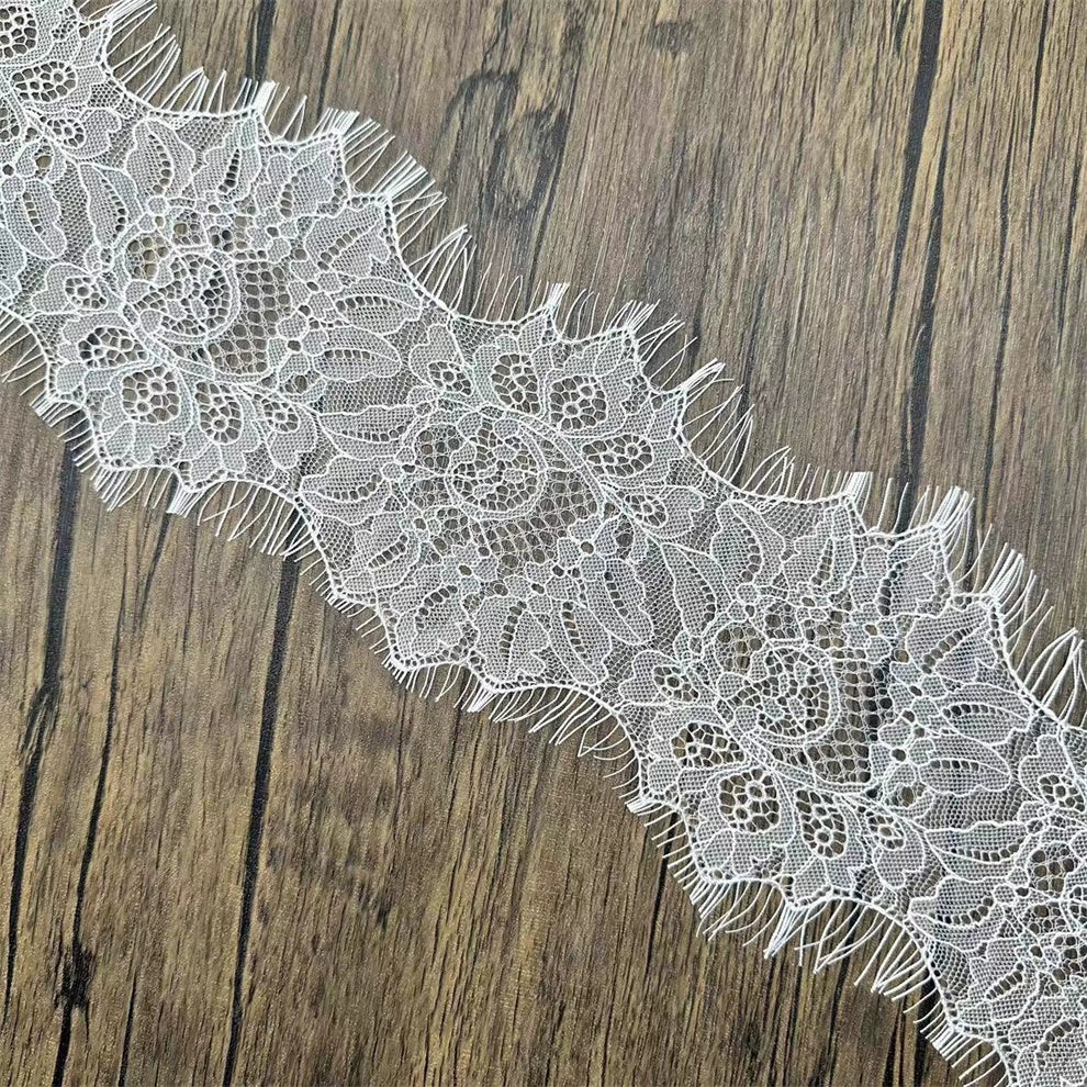 3778 Exquisita exportación de pestañas, encaje de barba, bricolaje, diseño hecho a mano, ropa, falda, dobladillo, accesorios, ancho 13 CM