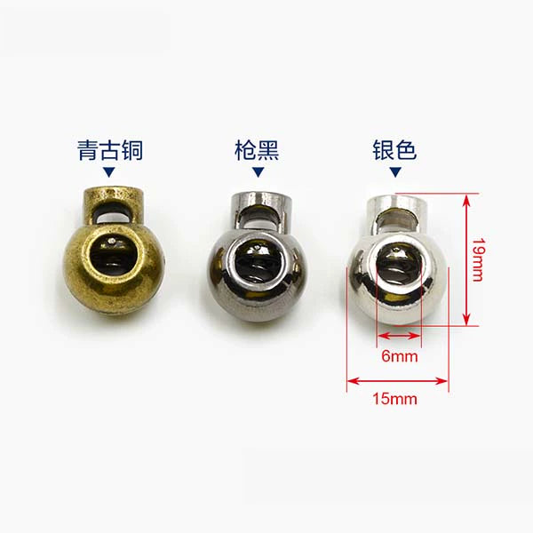 3547★ Hebilla de resorte de metal para chaqueta, cuerda elástica, hebilla de ajuste de banda elástica, hebilla de nariz de cerdo, hebilla de cuerda fija, hebilla de ajuste, botón de cordón