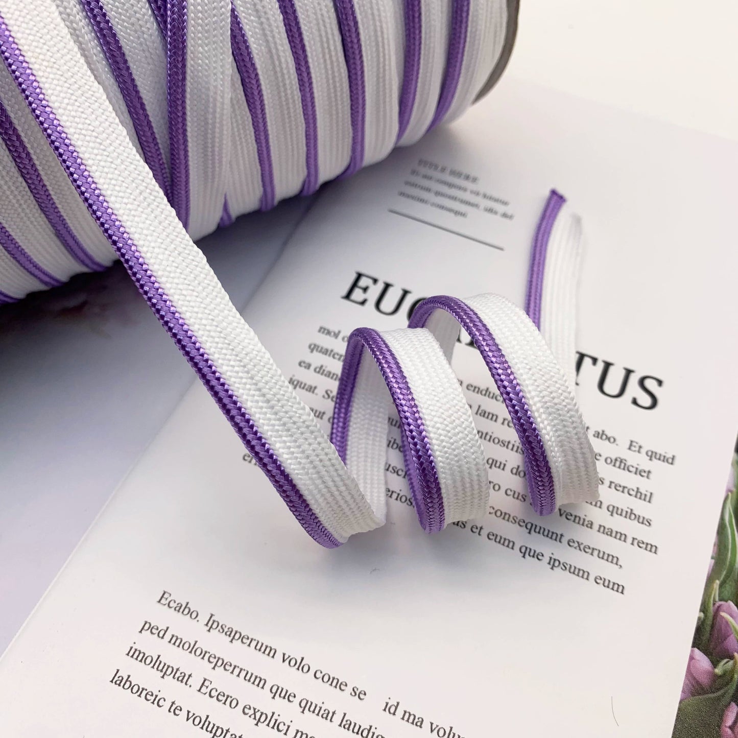 Cinta adhesiva de seda brillante de 1 cm, 41 colores, con borde incrustado, para decoración de hogar, textiles, accesorios de ropa, 3847