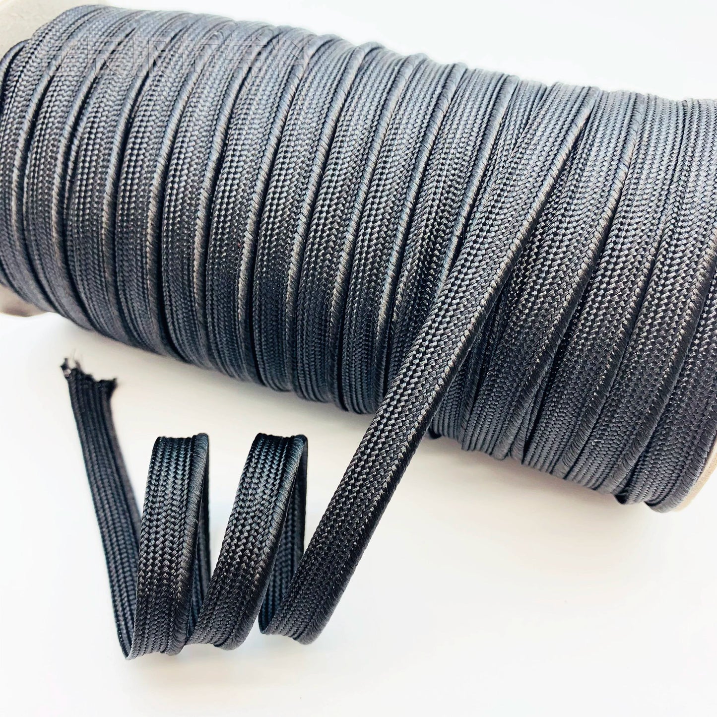 3849 Spot 39 colores 1 cm borde fino cinta maestra de seda brillante tira de brotes ribete cuerda borde incrustado tira cincha accesorios de ropa