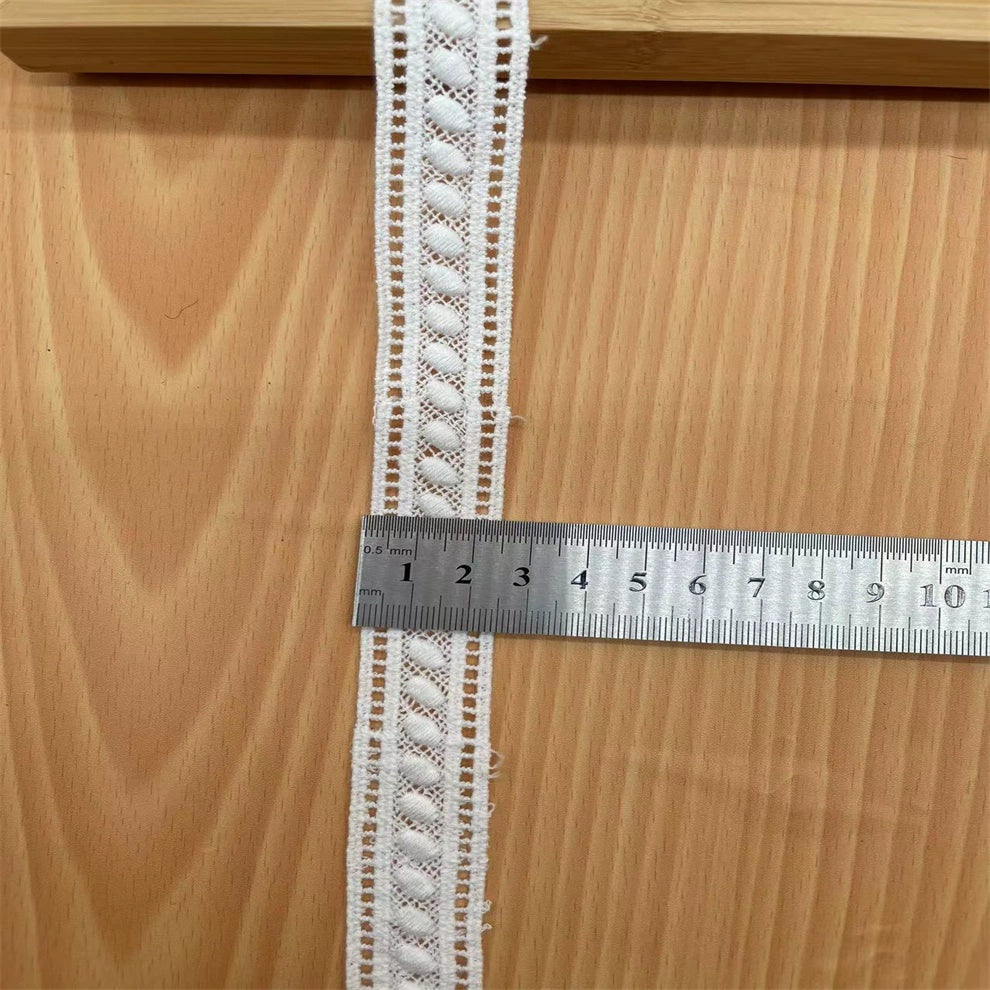 3834 Venta caliente de una variedad de exquisitos y asequibles accesorios de bricolaje de encaje suave accesorios de ropa de algodón puro encaje bordado soluble en agua