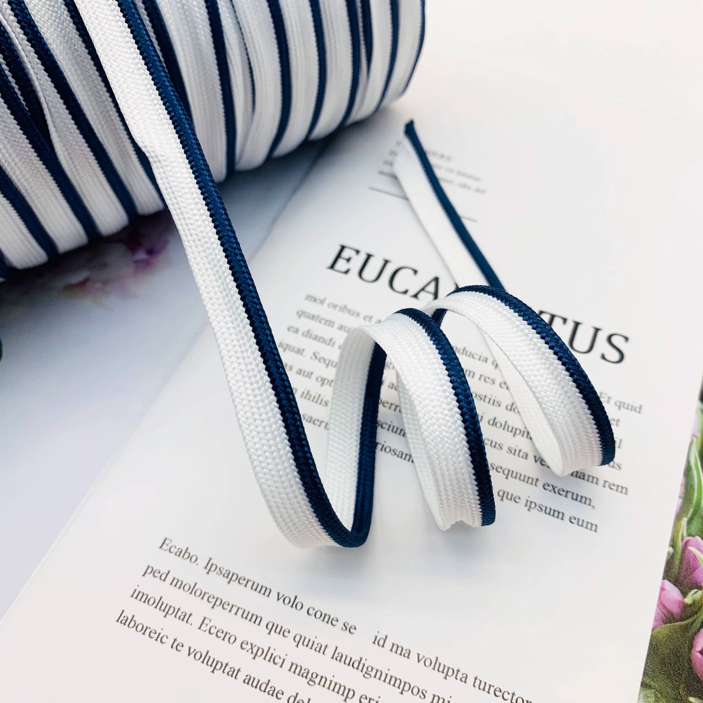 Cinta adhesiva de seda brillante de 1 cm, 41 colores, con borde incrustado, para decoración de hogar, textiles, accesorios de ropa, 3847