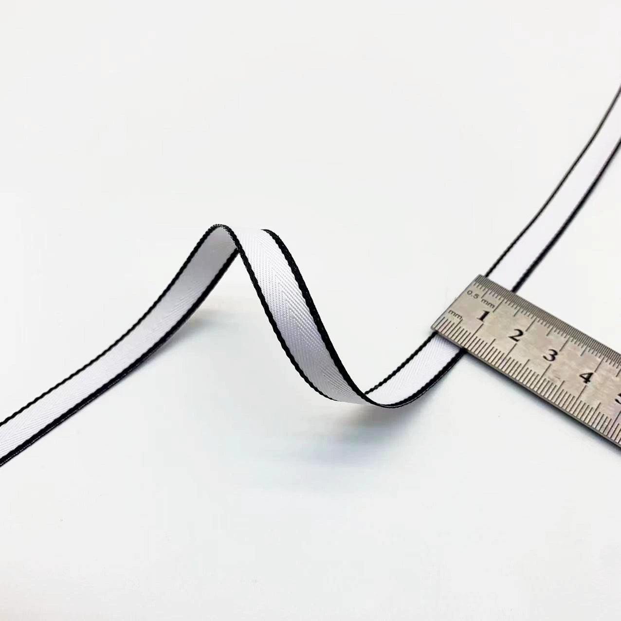 3885 Spot 1cm Accesorios de cintas de rayas, tiras para dobladillos, tiras para ribetes de pantalones, tiras laterales para ropa, textiles para el hogar, zapatos y sombreros Cintas DIY