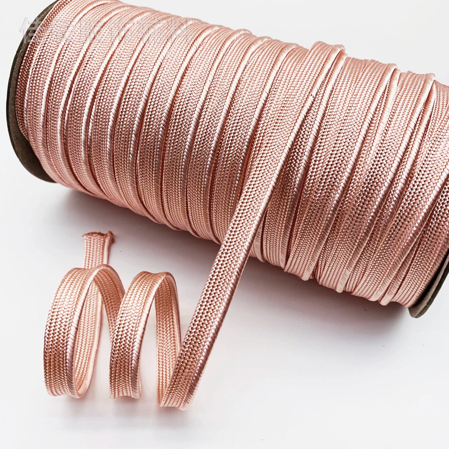 3849 Spot 39 colores 1 cm borde fino cinta maestra de seda brillante tira de brotes ribete cuerda borde incrustado tira cincha accesorios de ropa