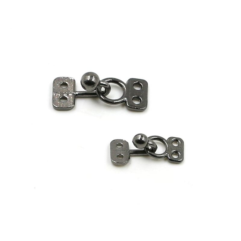 3515★ Botón de estilo metálico, botón de abrigo de visón, botón de cuello con gancho, botón oculto invisible, botón de cuello con gancho, botón de piel, botón