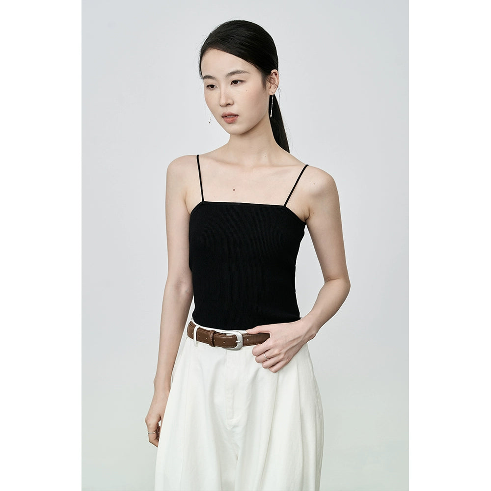 CAREMIND gilet à bretelles quatre couleurs pour femme, haut sans manches fin et anti-lumière