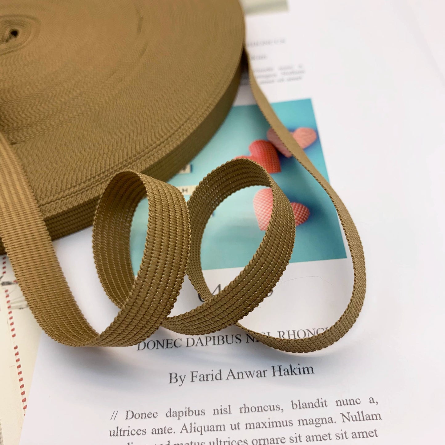 3883 Spot 30 colors 1cm non-elastic horse strap color back collar pressure strip webbing neckline strap side strip clothing accessories