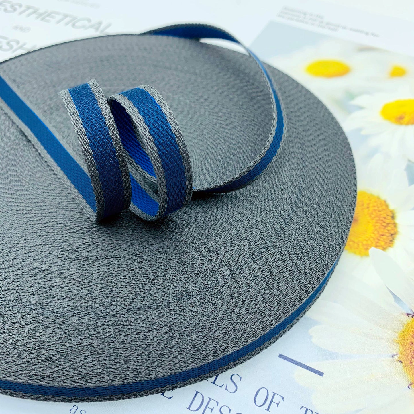 Cinta de jacquard intercolor de rayas de 1 cm, cinta de colores, tira de ribete, tira de prensado para dobladillos de ropa, accesorios de ropa