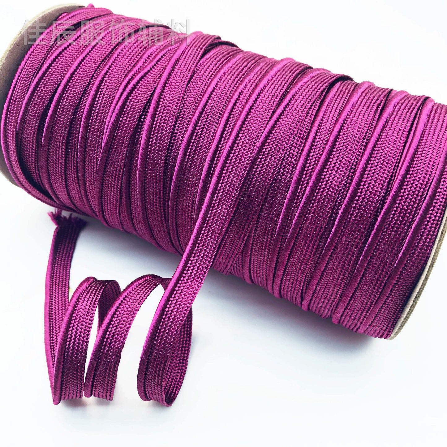 3849 Spot 39 colores 1 cm borde fino cinta maestra de seda brillante tira de brotes ribete cuerda borde incrustado tira cincha accesorios de ropa