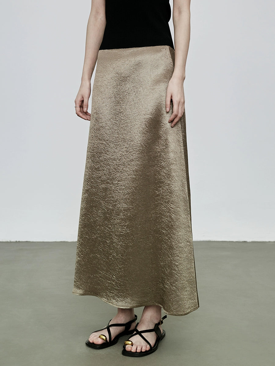 CAREMIND Traje de acetato con estampado oscuro Chaleco sin mangas Falda larga de cola de pez Conjunto de dos piezas para mujer