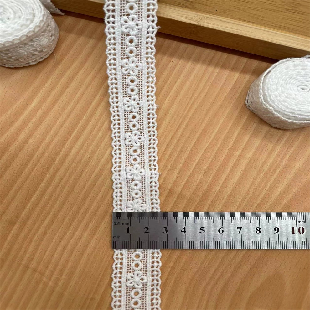 3835 Accesorios de encaje bordado soluble en agua bilateral de algodón suave de alta calidad, materiales/ropa hechos a mano para bricolaje