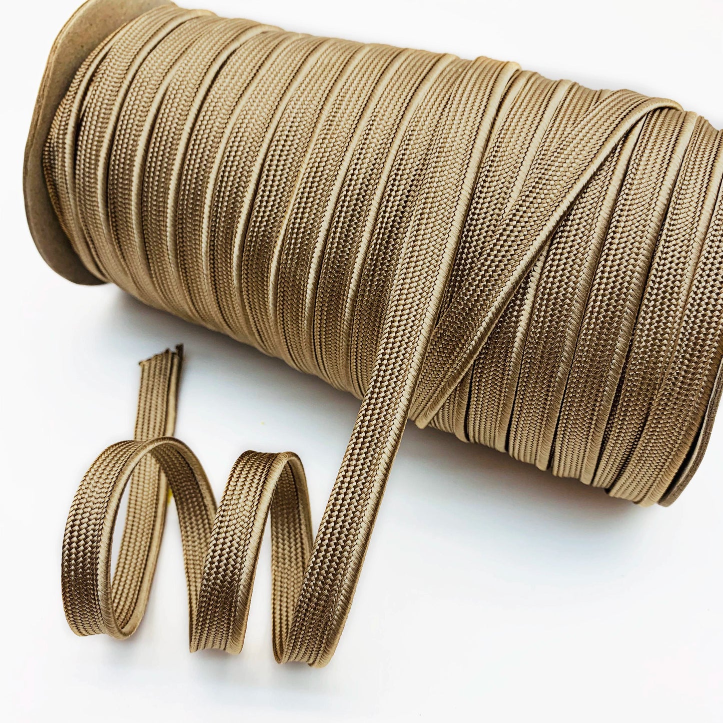 3849 Spot 39 colores 1 cm borde fino cinta maestra de seda brillante tira de brotes ribete cuerda borde incrustado tira cincha accesorios de ropa