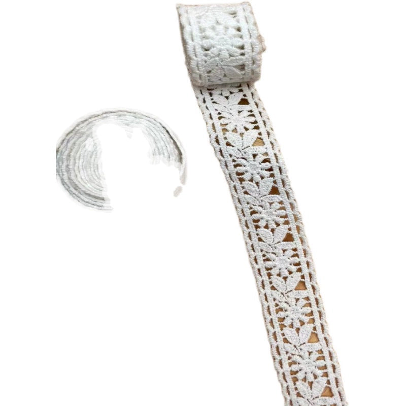 3835 Accesorios de encaje bordado soluble en agua bilateral de algodón suave de alta calidad, materiales/ropa hechos a mano para bricolaje