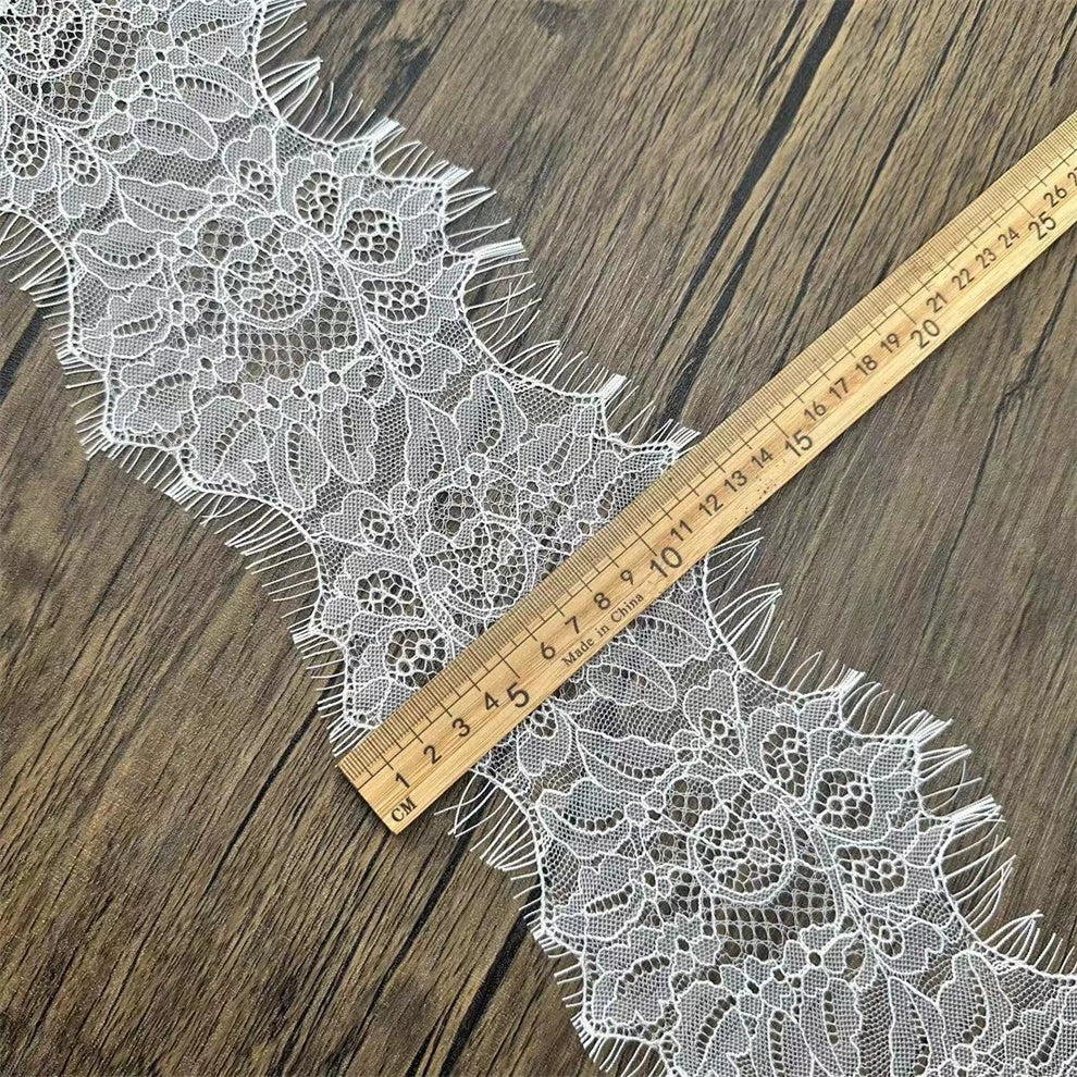3778 Exquisita exportación de pestañas, encaje de barba, bricolaje, diseño hecho a mano, ropa, falda, dobladillo, accesorios, ancho 13 CM