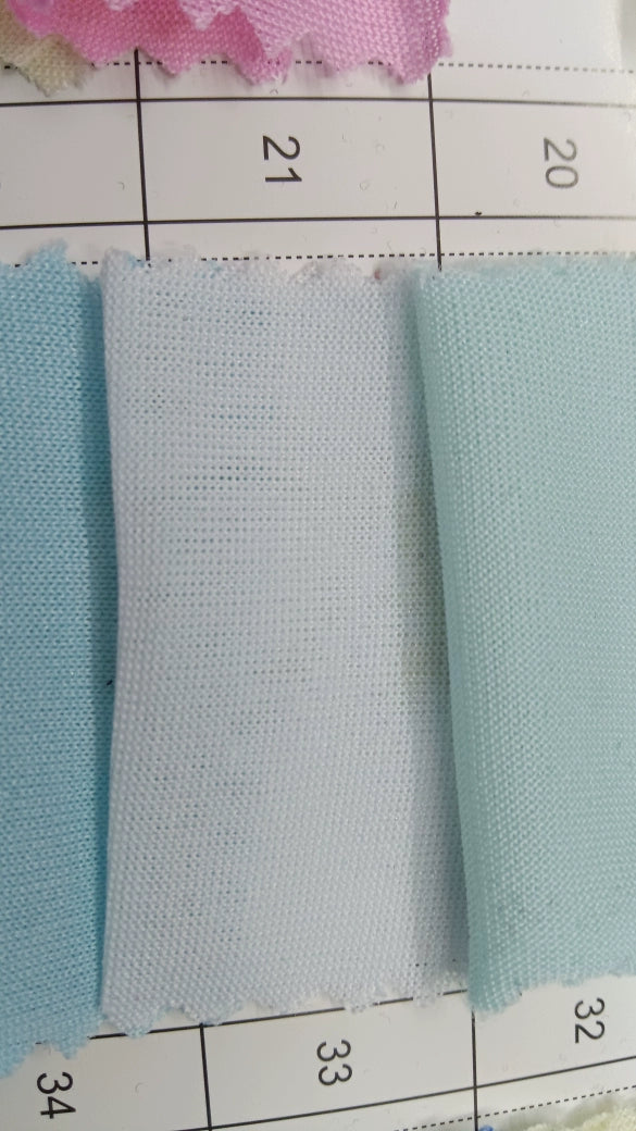 3905 Tejido elástico de verano, tejido fino de punto, forro de falda, tejido de imprimación absorbente de sudor, tejido de punto de una sola cara de alta elasticidad 8031