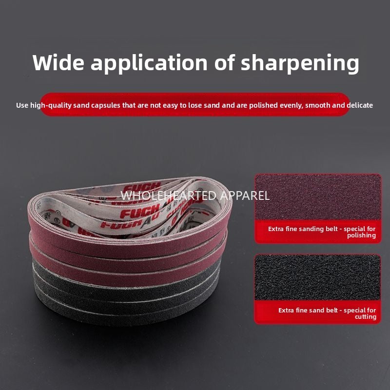 1644★  Iron box Fuchao imported material 10 inch electric scissors abrasive belt automatic sharpening and cutting machine abrasive belt cloth cutting machine yarn belt