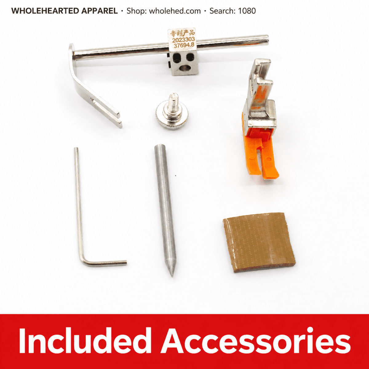 1080★ New Xiao Lv La Mo Circular Patch Sewing Guide for Lockstitch Machines.