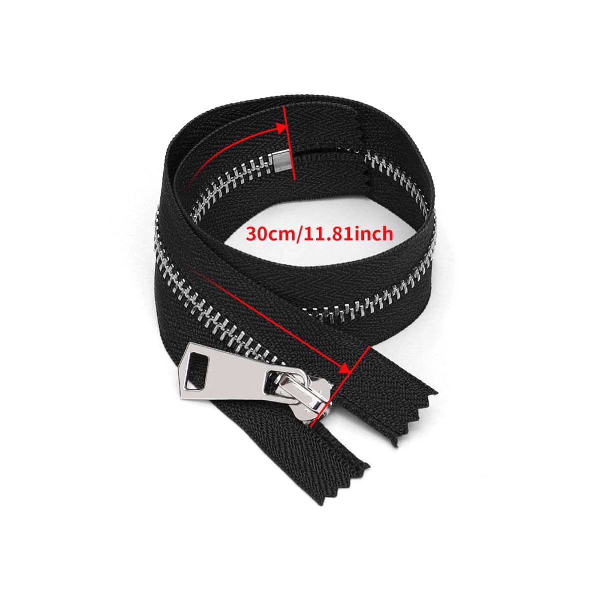 3110 Zipper No. 5 platinum closed tail hanging plated No. 8 piece silver tooth multi-color cloth belt luggage sweater universal for all kinds of clothing