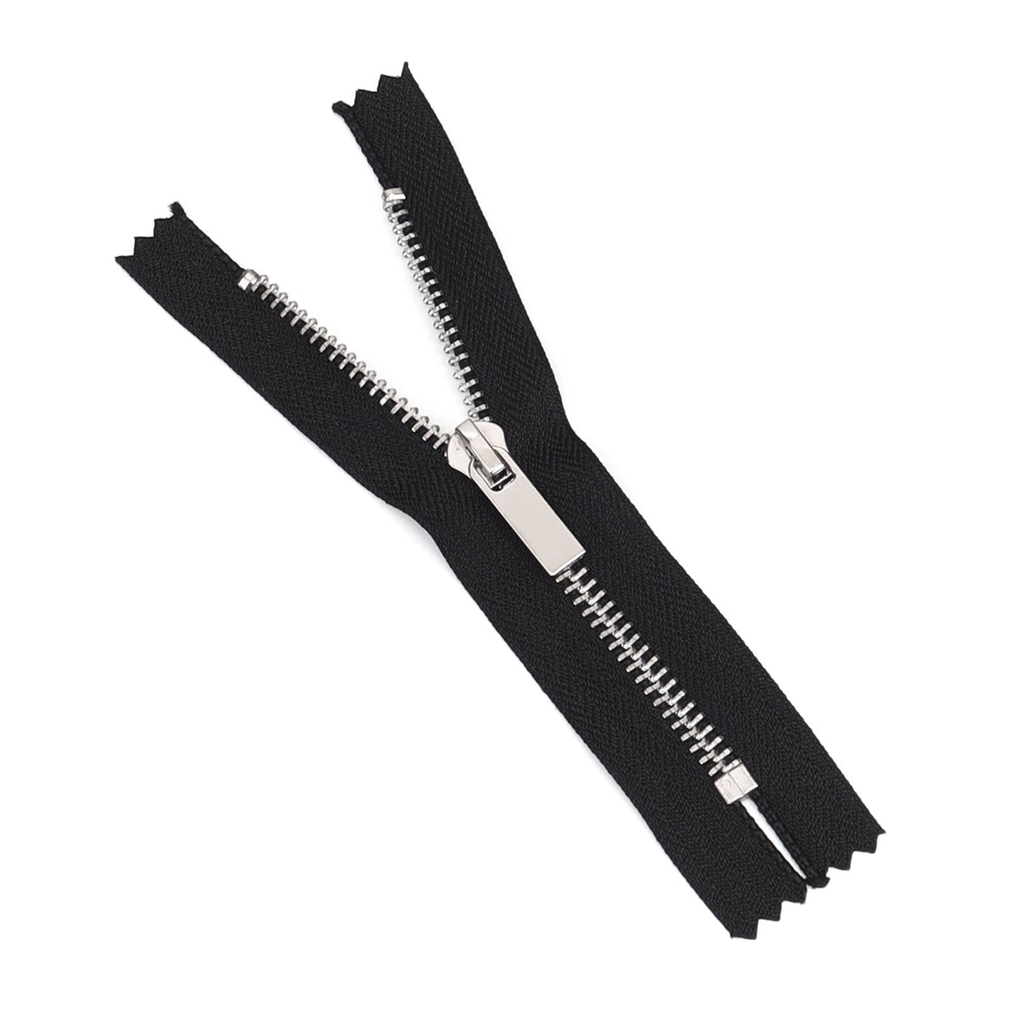 3070 Zipper No. 5 Platinum Metal Closed Tail Short Zipper Head Clothing Luggage Zipper Decorative Zipper