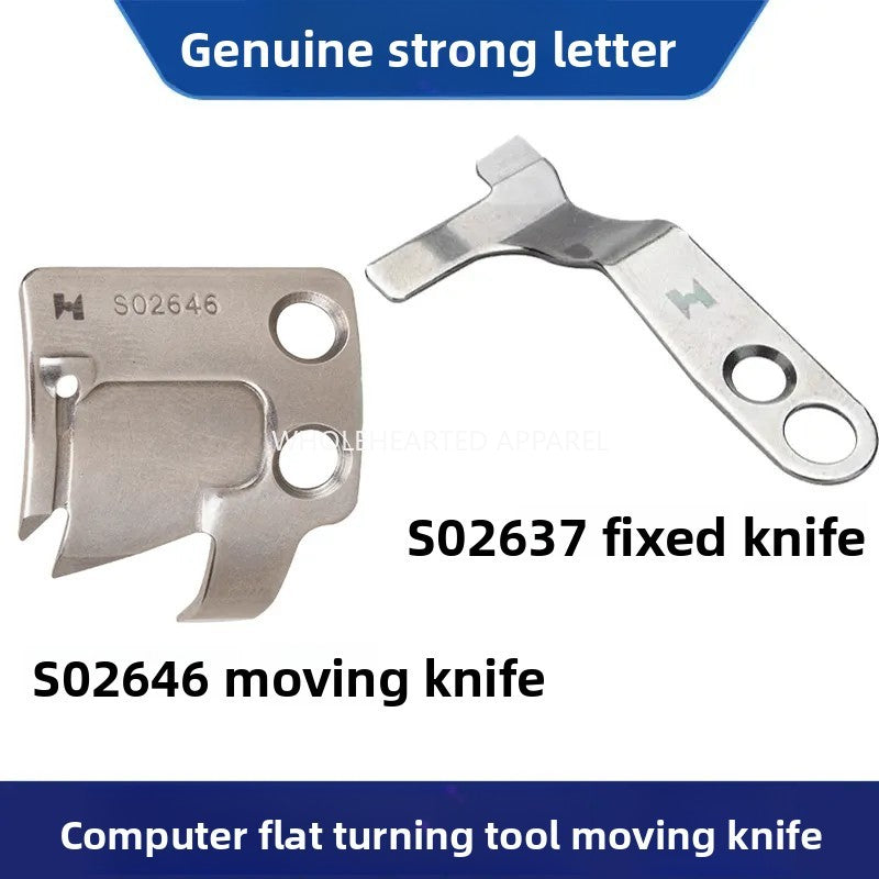 1537★   Blade Qiangxin computer car fixed knife S02637-001 moving knife S02645-001 flat car line automatic cutting