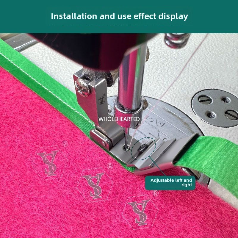 1067★ New S10A flat car sticker presser foot lace webbing guide strip climbing strip pull tube