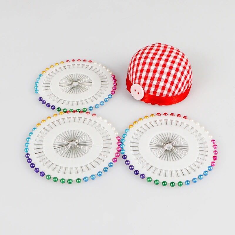 1671★  Color pin pearlescent needle DIY hand-fixed clothing accessories vertical cut pearl setting needle sewing tool