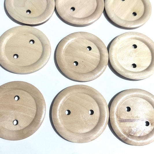 3047  Vintage natural log buttons Wood wood buttons Two eyes Round clothes buttons Decorative buttons DIY
