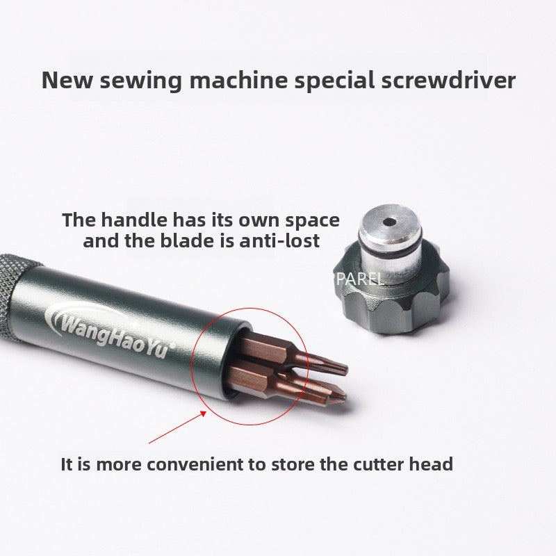 1544★  Electronic wire clamp special multi-functional aluminum alloy screwdriver finishing S2 machine repair tool sewing machine accessories