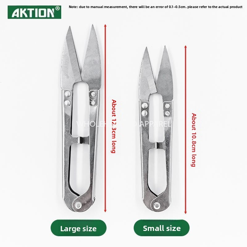 1686★  Anxin stainless steel yarn scissors cross stitch small scissors sewing clothing handmade DIY small scissors thread cutting head tool