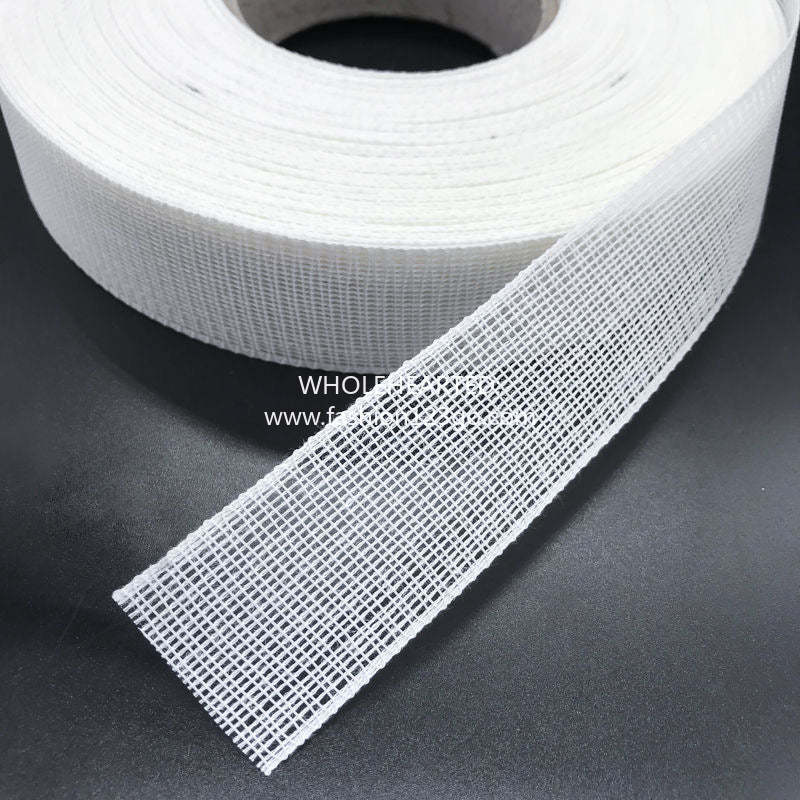 1003★Imported garment accessories fishbone hem interfacing for wedding dresses, chiffon skirt hems, shirt hems, DIY horsehair braid.(30g/m)