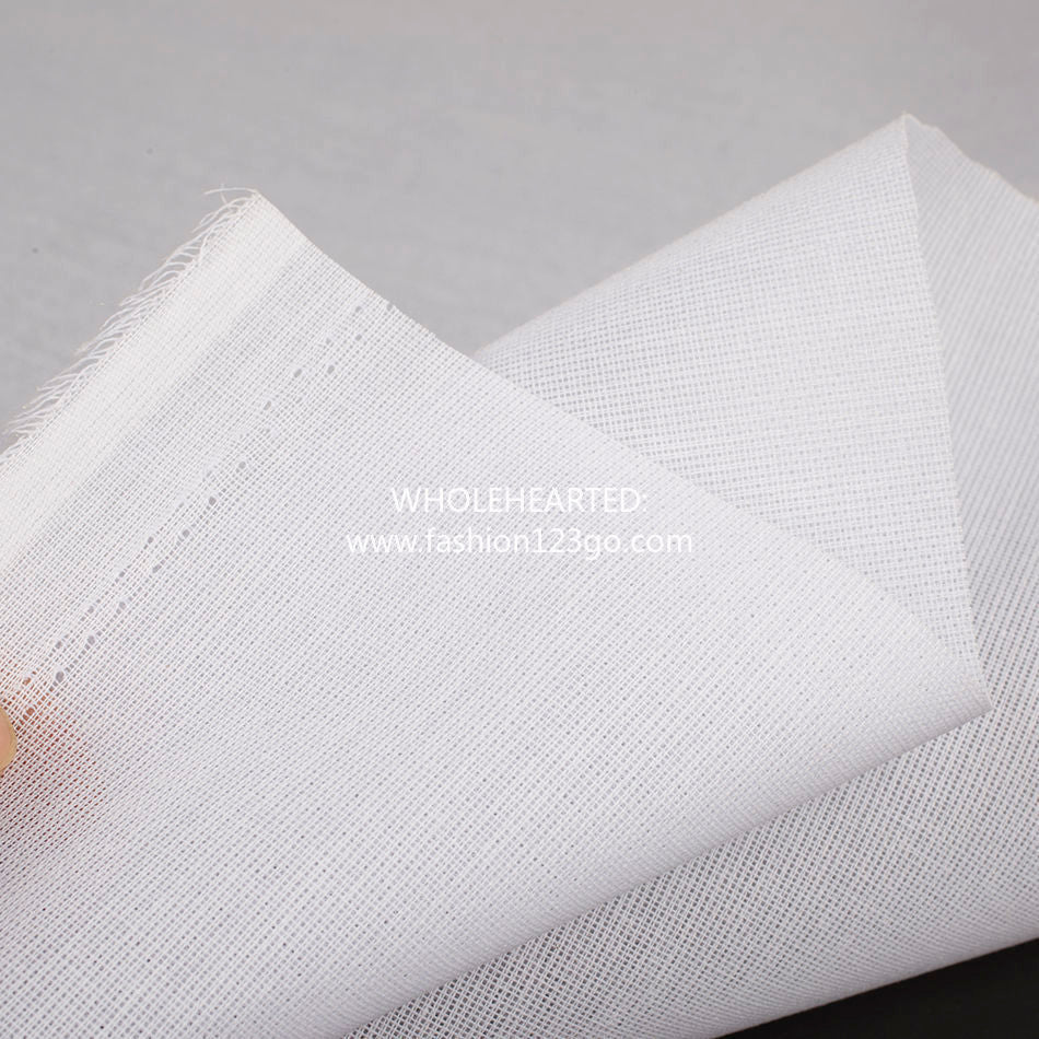 1097★ Resin lining, hard cloth lining, curtain mantle head DIY bag, hand-shaped white, spun adhesive, ironing lining, rubber lining, cap lining