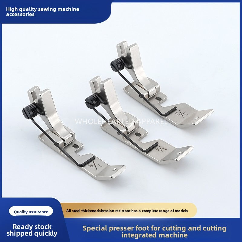 1641★  Sewing machine accessories New 572 cutting bag integrated pressing foot cutting bag integrated machine special thick material universal wheel