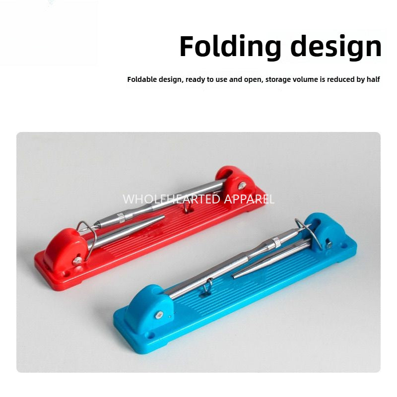 1703★ Nueva herramienta de esquina de solapa semiautomática plegable SY-105, cubierta de bolsillo de camisa, artefacto de giro de esquina manual