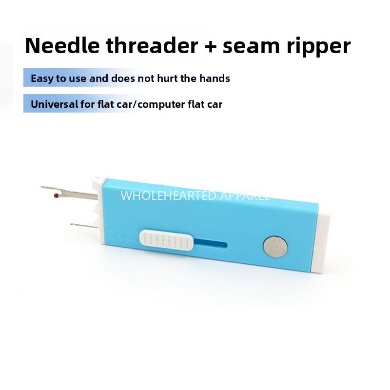 1700★  The second generation of new closed-eye needle threader flat car sewing machine universal automatic fast threading lead tool