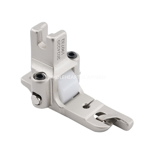 1650★  New roller 0.3 stop crimping presser foot electroplating all-steel flat car universal folding hem presser foot sewing accessories