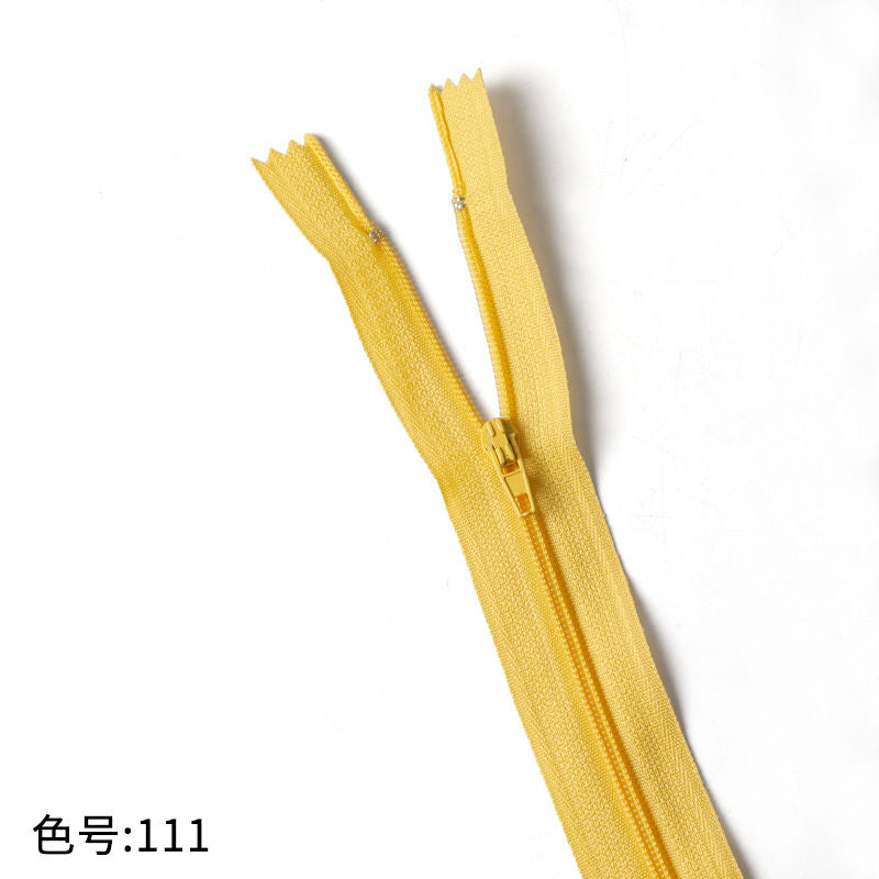 3069 Zipper No. 3 nylon core zipper pants pocket access control placket wholesale Guangdong Guangzhou delivery 18 cm 7 inches