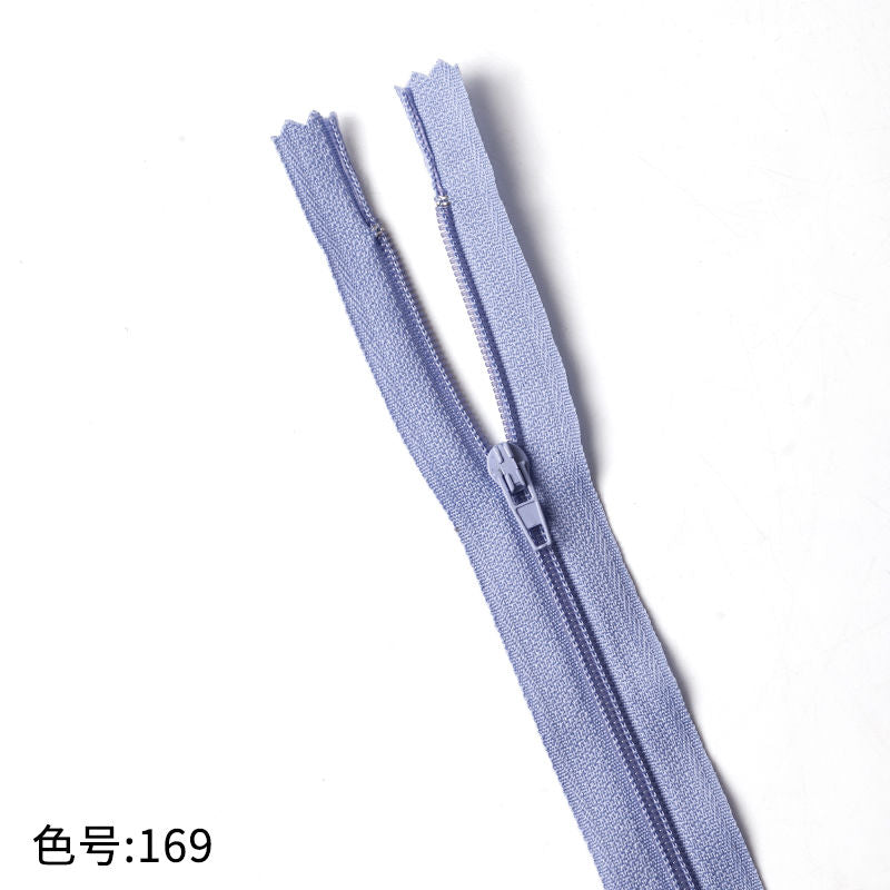 3069 Zipper No. 3 nylon core zipper pants pocket access control placket wholesale Guangdong Guangzhou delivery 18 cm 7 inches