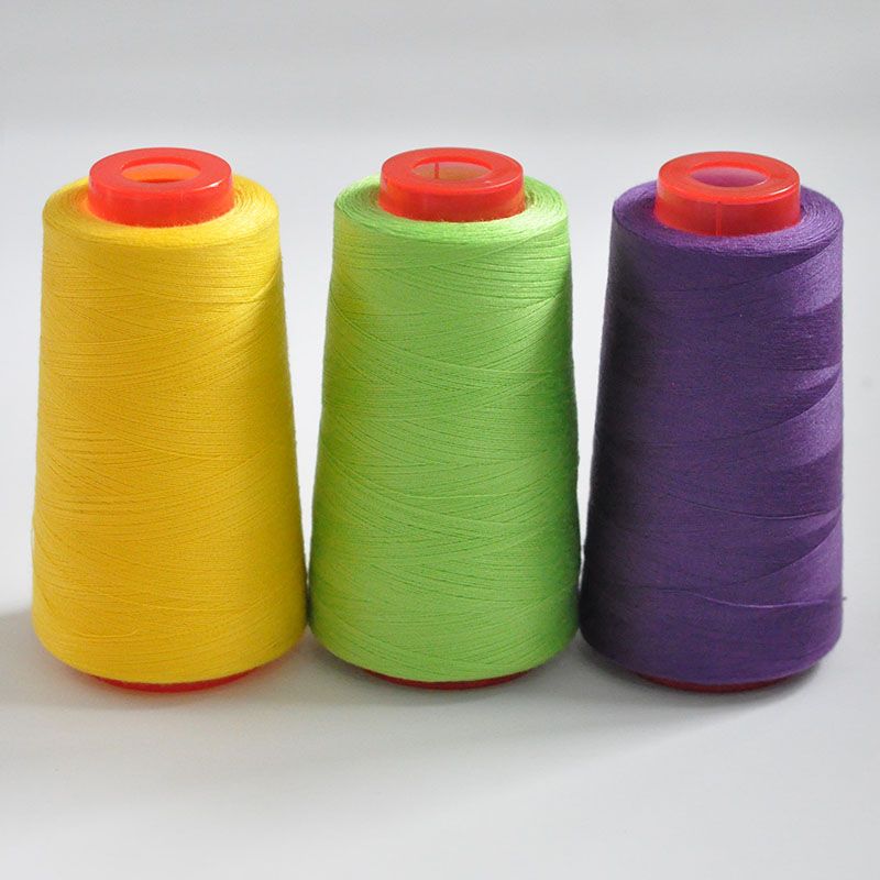 3053 Thread 402 Sewing Thread Household High Speed Thread Sewing Machine Pagoda Polyester Flat Car Large Roll Black and White Color