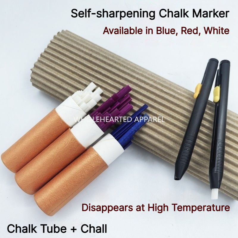 1129★ New Arrivals 2 | More Options | Pen-Style Tailor’s Chalk Marker with Panda Design, Heat-Erasable Fabric Marking Pen for Sewing and Positioning.