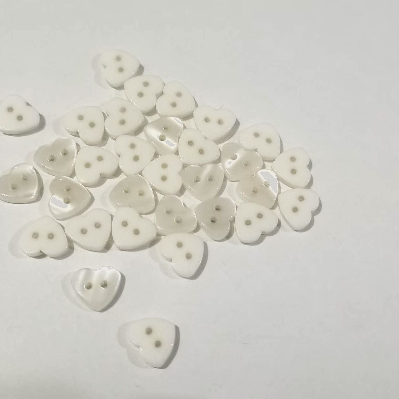 3018  Resin Button Plum Blossom Square Heart Round Color Button Flower Decoration Handmade DIY Cartoon Children