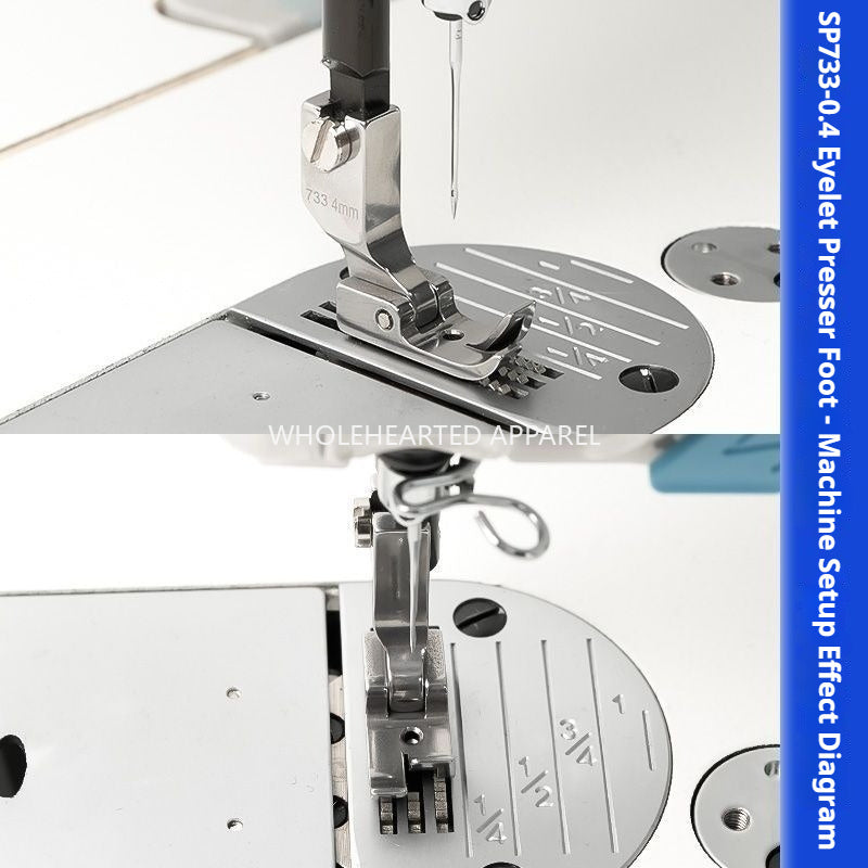1830★ SP733 All-Steel Blind Hem Presser Foot with 0.4 Groove for Lockstitch Sewing Machines★
