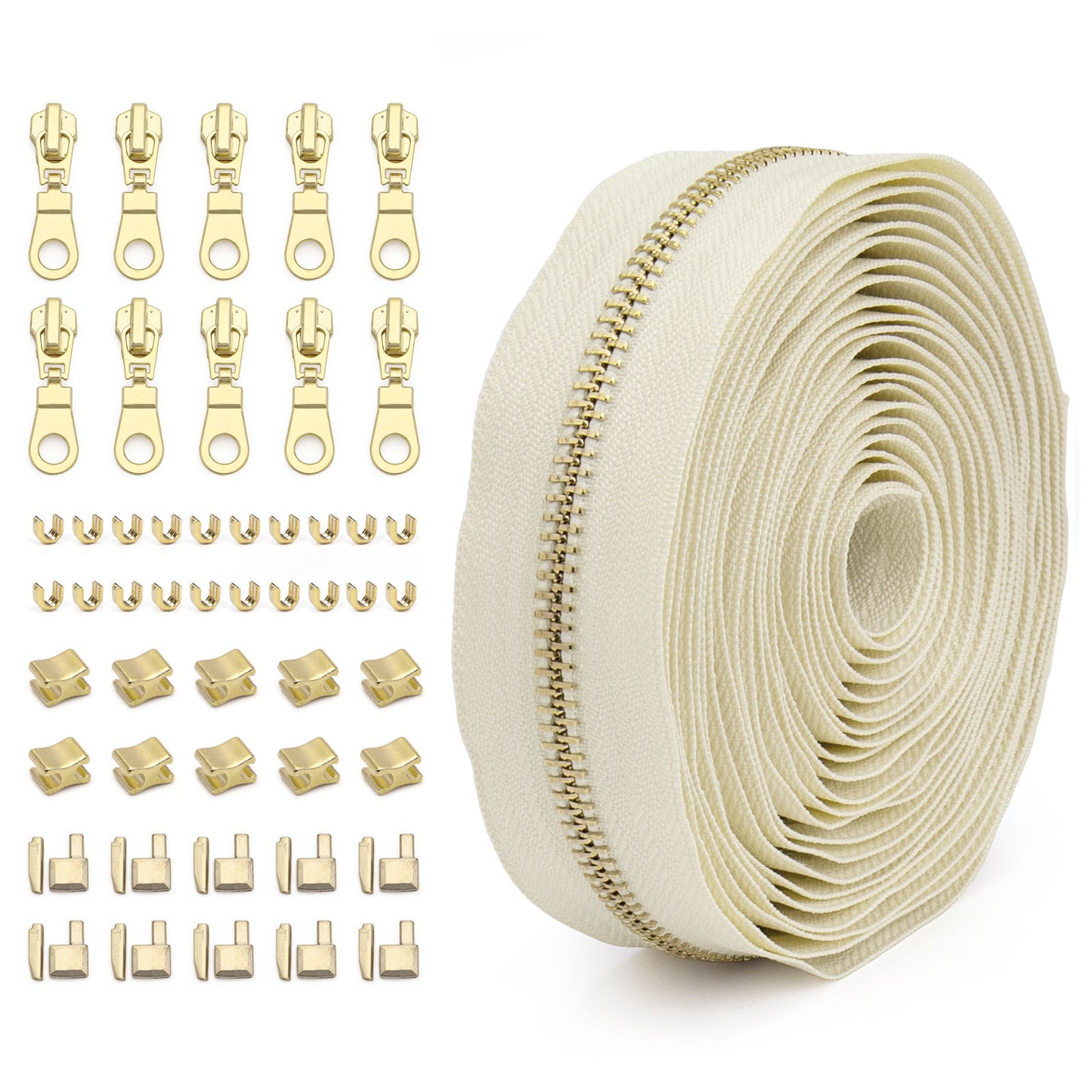 3073 Zipper No. 5 solid color metal suit clothing jacket jewelry luggage available can be opened and closed tail length zipper