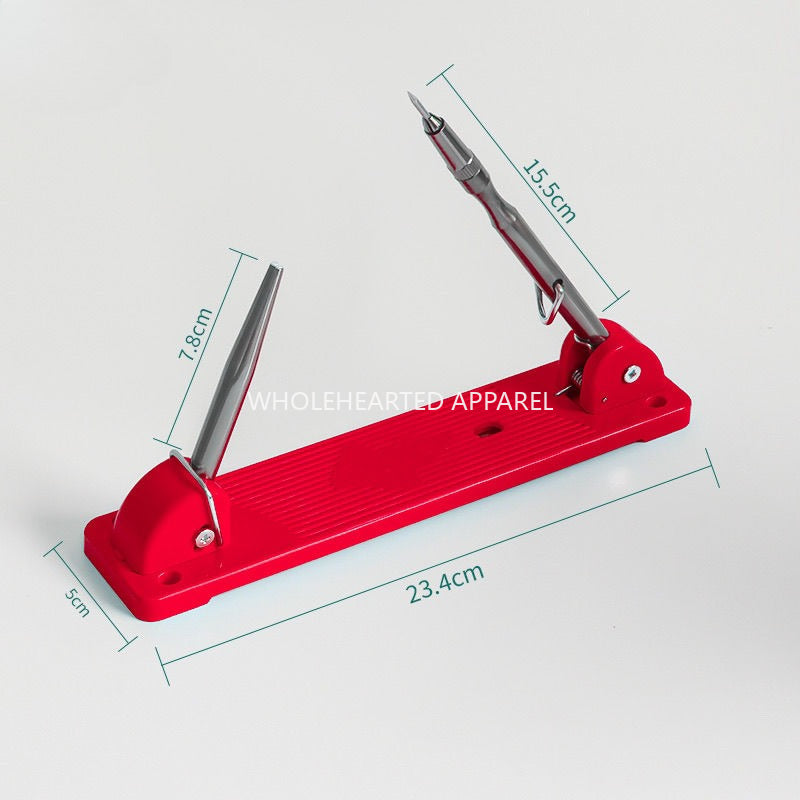 1703★ Nueva herramienta de esquina de solapa semiautomática plegable SY-105, cubierta de bolsillo de camisa, artefacto de giro de esquina manual