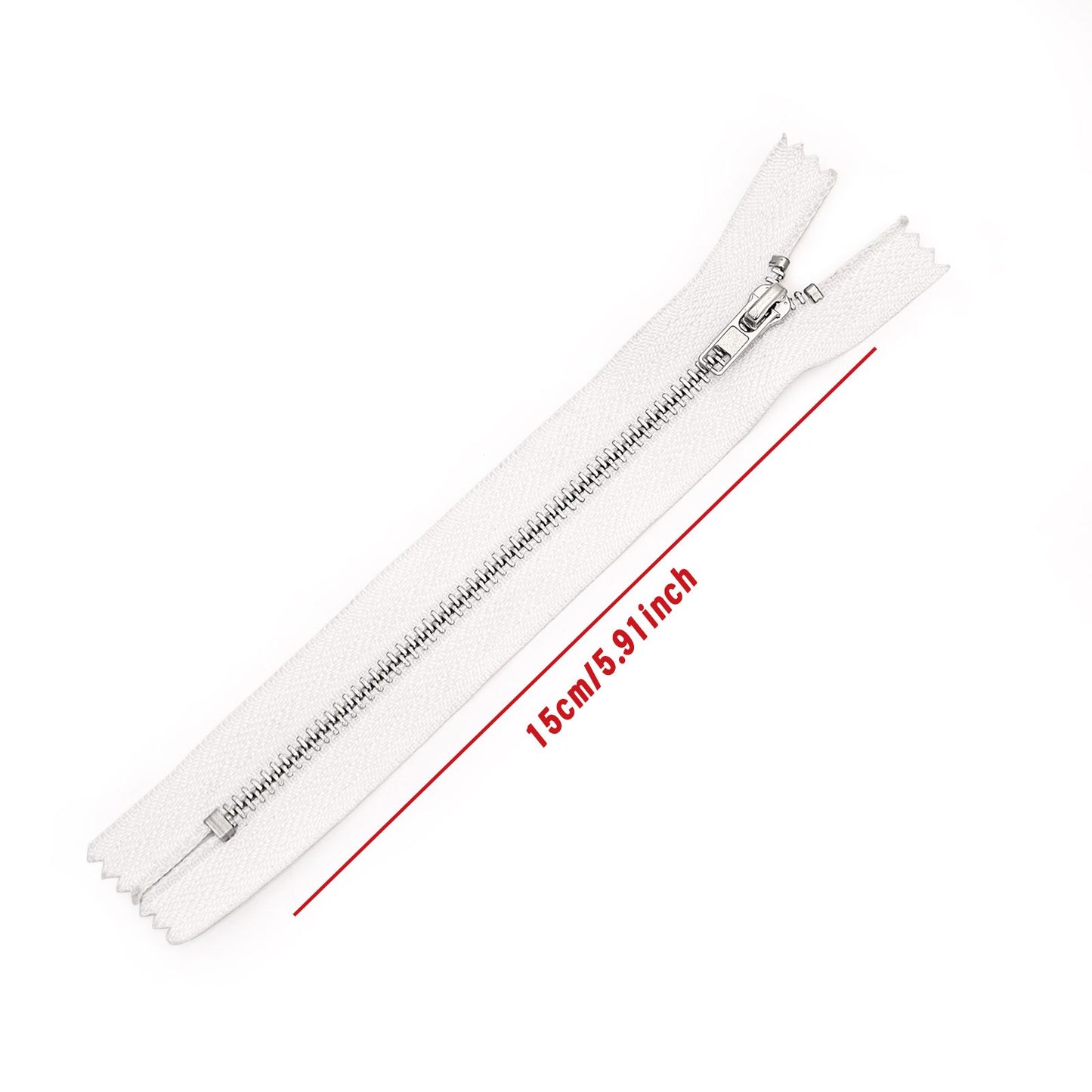 3076 Zipper Metal Zipper No. 3 Platinum Closed Tail Not Tail Automatic Head Clothing Luggage Doll Available