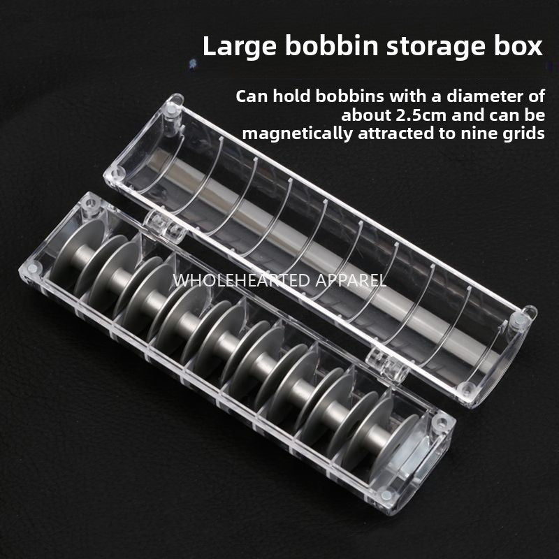 1565★  Computer flat car sewing machine shuttle core magnet storage box Jack A3A4 Zhongjie Fushan brothers plastic lock cylinder wire core
