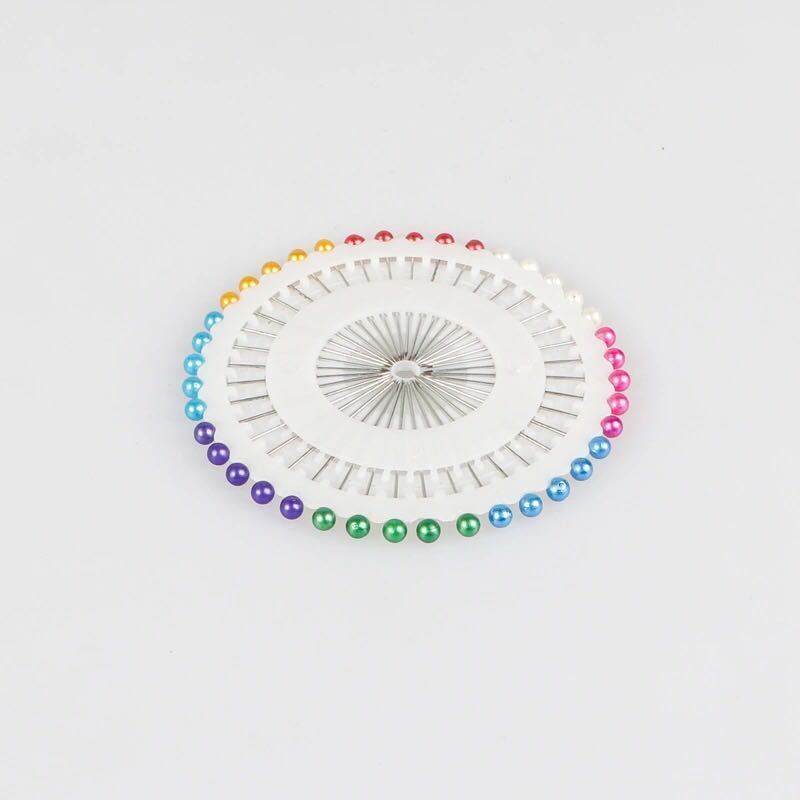 1671★  Color pin pearlescent needle DIY hand-fixed clothing accessories vertical cut pearl setting needle sewing tool