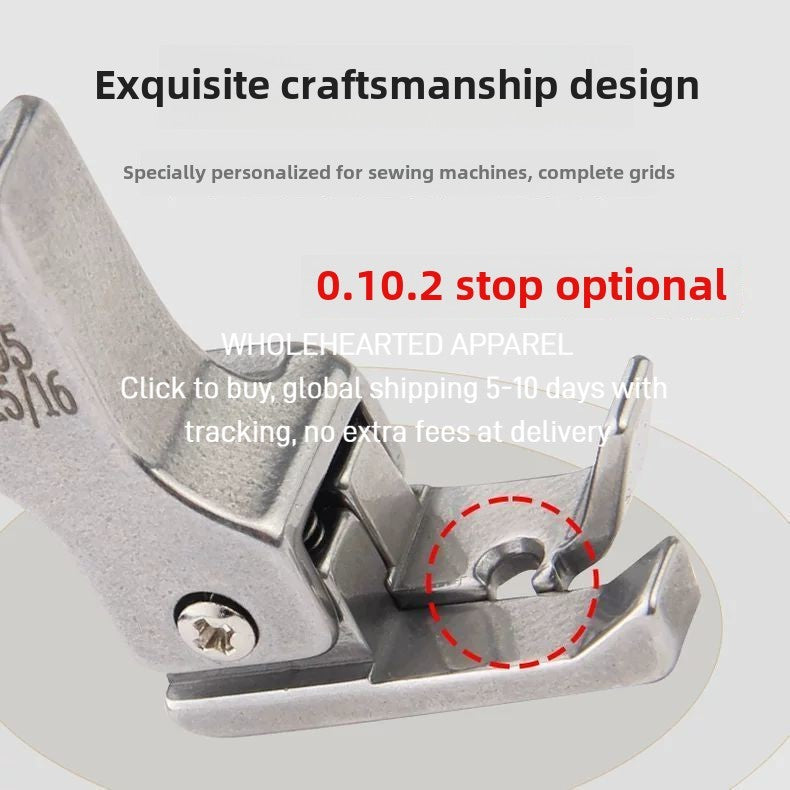 1426★ boutique all-steel computer flat car hemming hemming pull tube presser foot, upper sleeve auxiliary presser foot SP-705 high and low presser foot