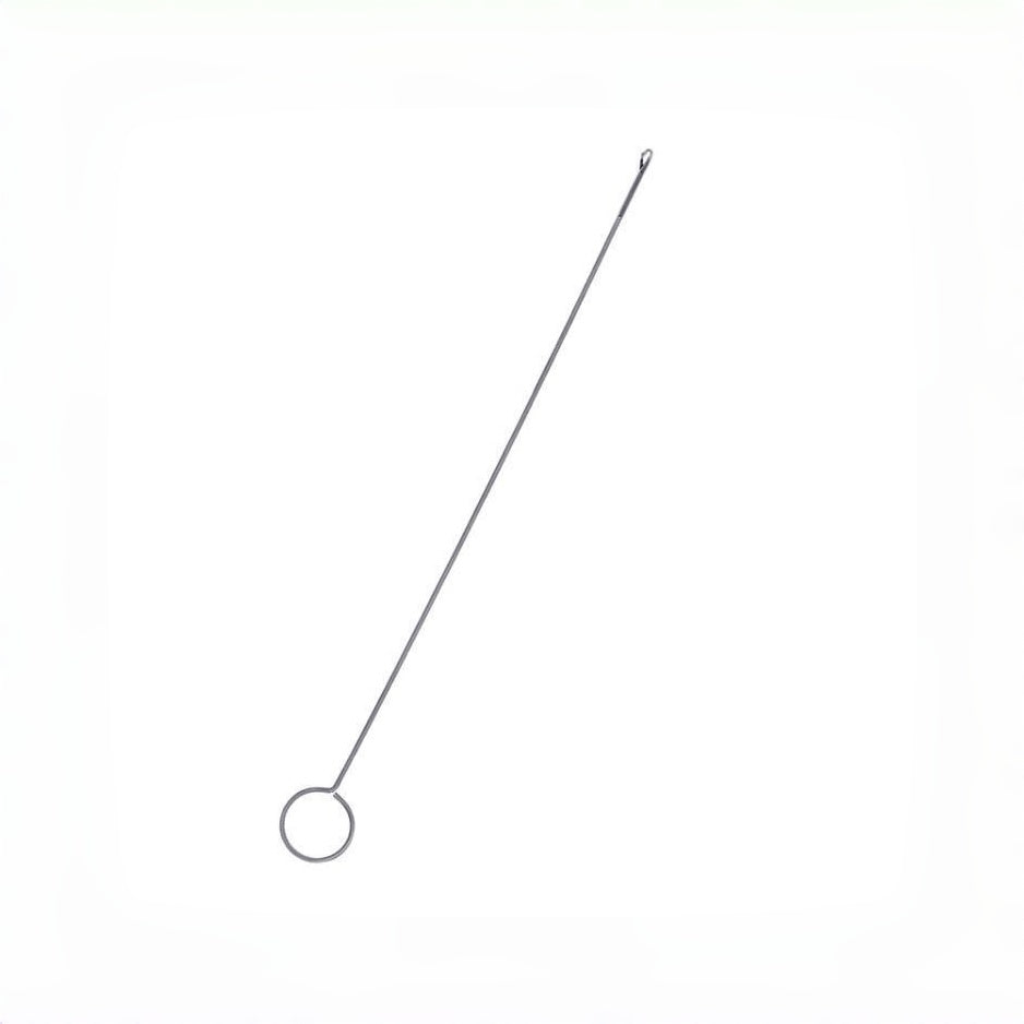 1109★  crochet stainless steel full set of super long crochet tape turner DIY rope threading tool anti-ear crochet tape threading needle