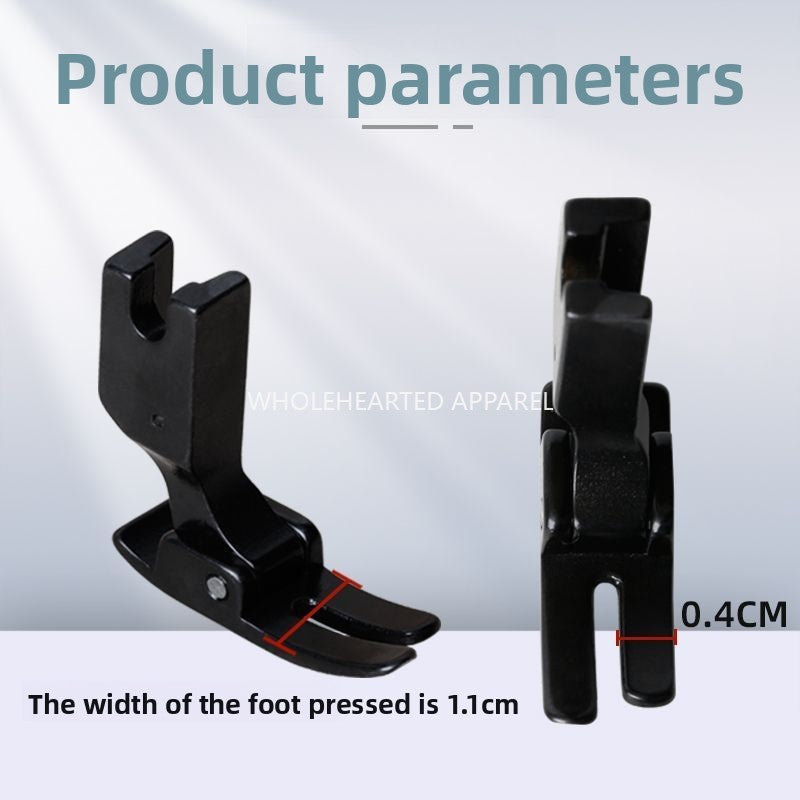 1573★  Computer flat car black steel P351 all steel presser foot 0.5 flat presser foot Industrial sewing machine flat presser foot P351S presser foot